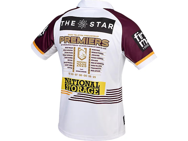Brisbane Broncos 2025 Premiers Jersey Replica