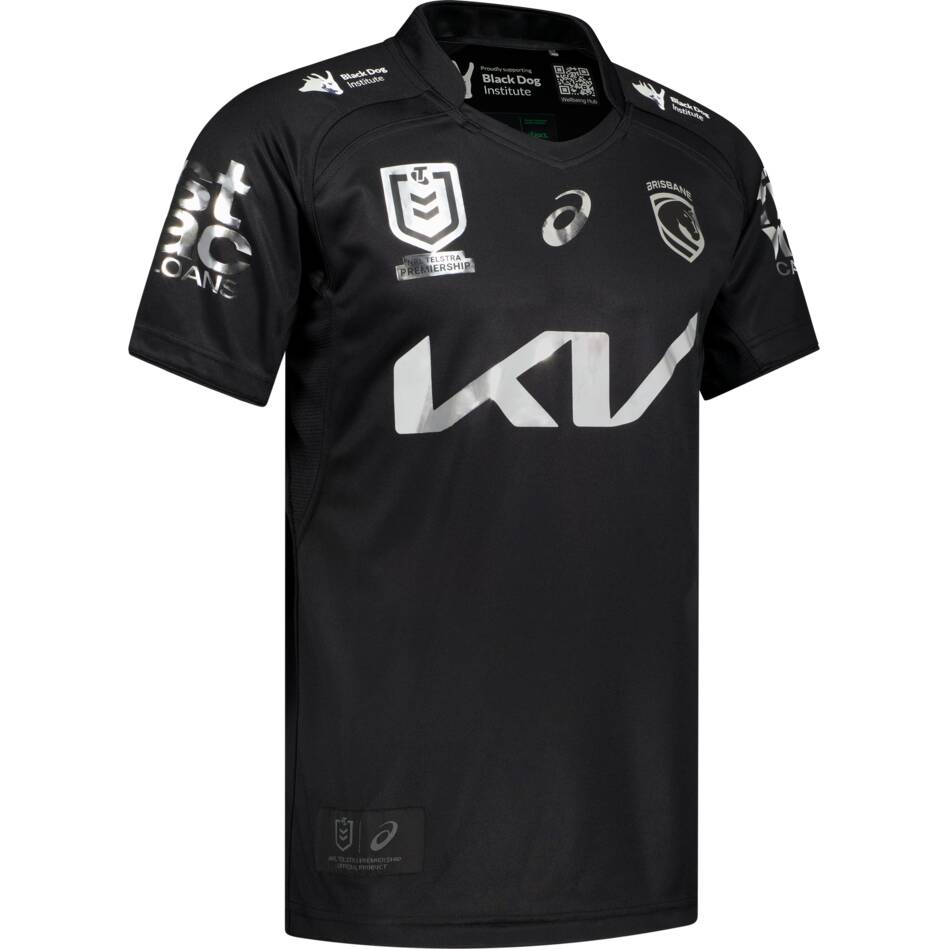 Brisbane Broncos 2026 Black Jersey Replica
