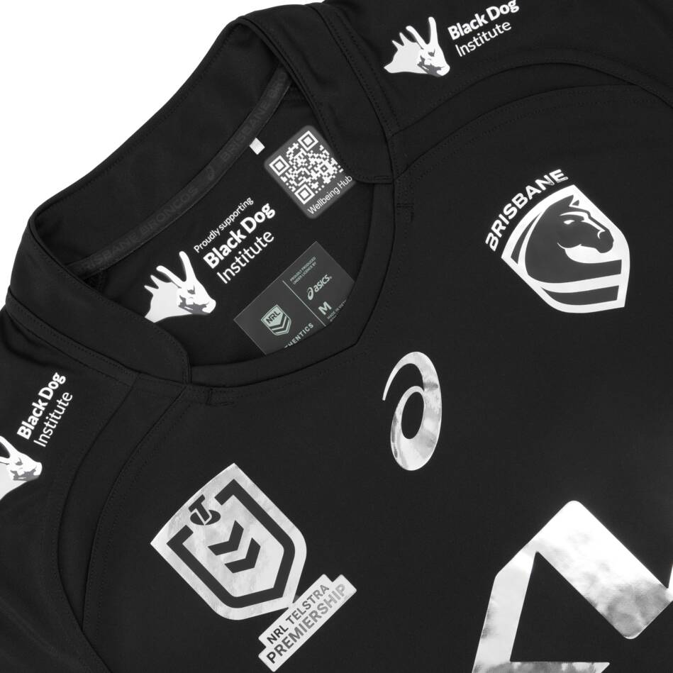 Brisbane Broncos 2026 Black Jersey Replica
