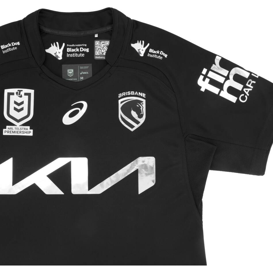Brisbane Broncos 2026 Black Jersey Replica