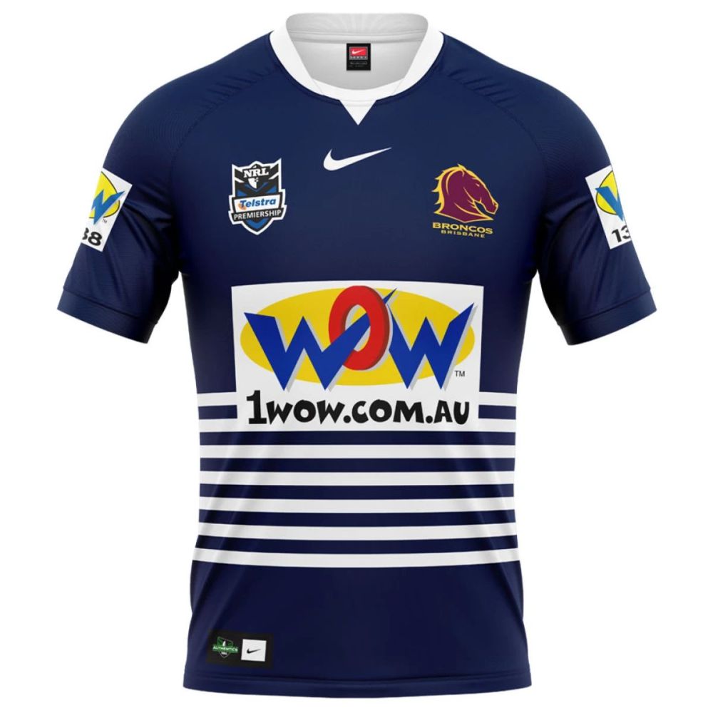 Brisbane Broncos 2010 Retro Jersey Replica