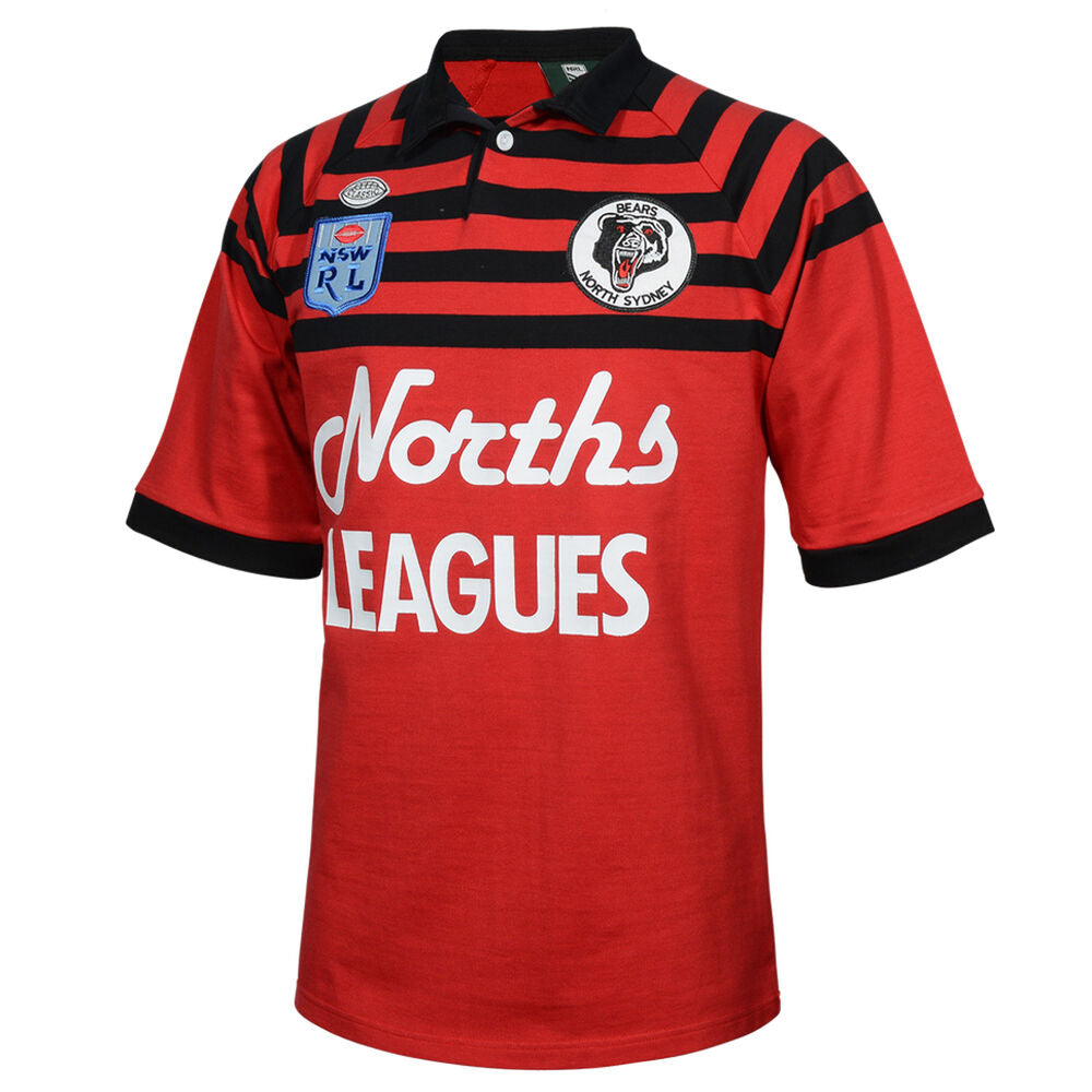 North Sydney Bears 1991 Retro Jersey Replica